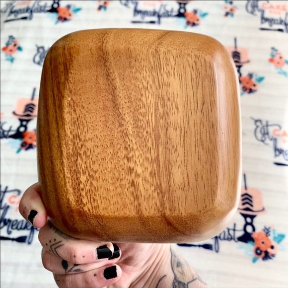 🪵 Wood Made Bamboo Bohemian Bowls x4 🪵 - Picture 5 of 6